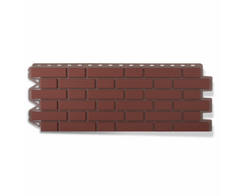 Фасадная панель Альта-Профиль Кирпич клинкерный, белый