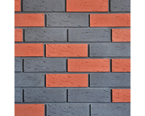 Фасадная плитка «Клинкерный кирпич 3х цветный»