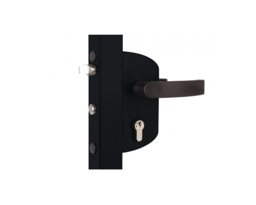 Locinox Замок LAKZ 6060 P1L корпус из полиамида с ручками из полиамида, черный RAL 9005 GL в Подольске