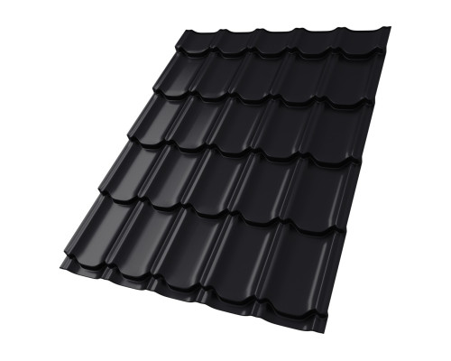 Металлочерепица Kvinta Plus 0,5 Drap TX RAL 9005 черный в Подольске