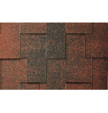 Гибкая черепица Икопал Кларо Антик, красный, 3 м2